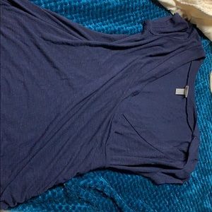 Blue v neck